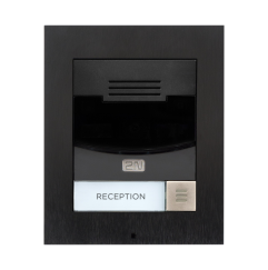 2N 9155301CBS 01302-001 IP Solo Intercom - 1-Button + Mount + Camera