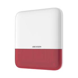 Hikvision DS-PS1-E-WB Wireless External Sounder Red