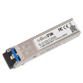 MikroTik S-31DLC20D SFP (1.25G) module, 20KM, Single Mode