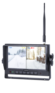 ItamTech VM-74WTR Vehicule Monitor 7-inch HD 2.4GHz Quad-view 