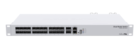MikroTik CRS326-24S+2Q+RM Switch (1) 100 Mbps RJ45 (24) SFP+ (2) QSFP+ Ports