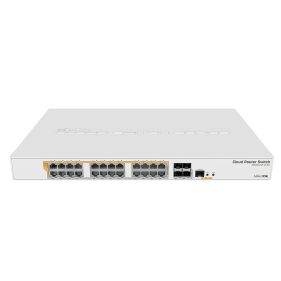 MikroTik CRS328-24P-4S+RM Switch (24) 10Gbps RJ45 PoE (4) SFP+ Ports 500W