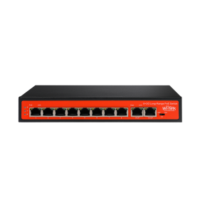 Wi-Tek WI-PS210G Switch PoE 8 x 10/100Mbps PoE Ports 2 x 100/1000Mbps Uplink