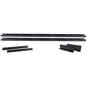 LinkedPro EIRL-5545 19" 45U Professional 2-Post Steel Open Frame Network Rack, Base Type L