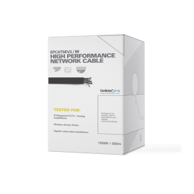 Linkedpro EP-CAT5E-V2/W Cable Cat5e UTP 24 AWG Indoor Reel (CCA) 1000ft 