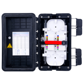FiberHome FDP-420F Fiber Distribution Box 96 Splices IP65 Black Color