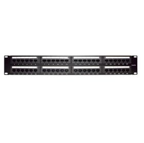 Linkedpro LP-PP-508 19" Patch Panel UTP Cat5e, 48-Port, 2U with Cable Organizer