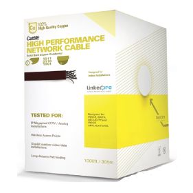 Linkedpro PRO-CAT5E-W Cable UTP Cat5e 24 AWG Indoor UL 1000 ft