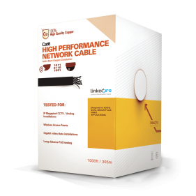 Linkedpro PRO-CAT6-PLUS Cable UTP Cat6 23 AWG Indoor ETL UL 1000 ft