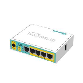 MikroTik RB750UPr2 hEX PoE lite Router 5 Port 4 PoE, USB, 650MHz, 64MB , RouterOS L4