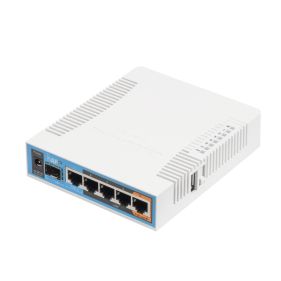 MikroTik RB962UiGS-5HacT2HnT-US hAP ac AP 2.4/5GHz. 802.11ac/a/n/b/g 5 Gb USB for 3G/4G support