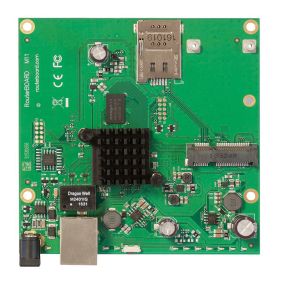 MikroTik RBM11G Small size powerful OEM board with one Gigabit LAN and one miniPCIe slot