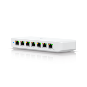 Ubiquiti USW-Ultra Switch (7) Gbe PoE+ (1) GbE PoE++ RJ45 PoE 42W