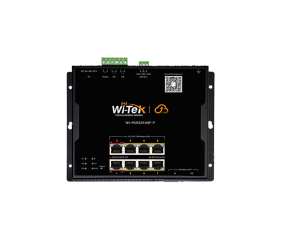 Wi-Tek WI-PCES310GF-F Switch (8) GbE RJ45 PoE (2) SFP Port Flat Cloud 