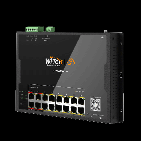 Wi-Tek WI-PCES318GF-F Switch (16) GbE RJ45 PoE (2) SFP Port Flat Cloud 