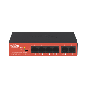 Wi-Tek WI-PS205H(V2) Switch (4) 100Mbps PoE (2) 10/100Mbps RJ45 Ports