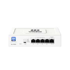 Wi-Tek WK-PS305 Switch (4) 1GbE RJ45 PoE (1) GbE Uplink Ports