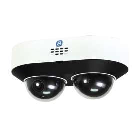 Epcom XDD41-GEN3 Camera IP Double Dome 4MP 2.8mm Lenses IR 98ft IK10 Mic